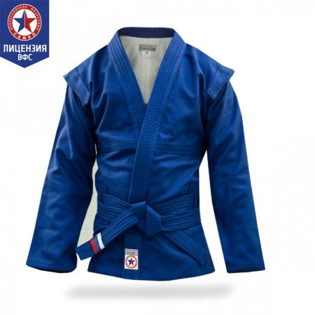 Купить Куртка для самбо "Атака"  ВФС (подкладка, пояс) р 50-60 в Бузулуке 